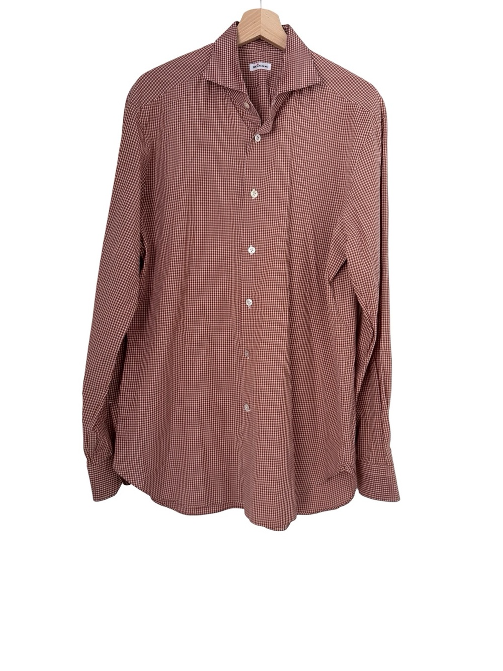 Kiton Buttondown Shirt Sz 17 IT 43